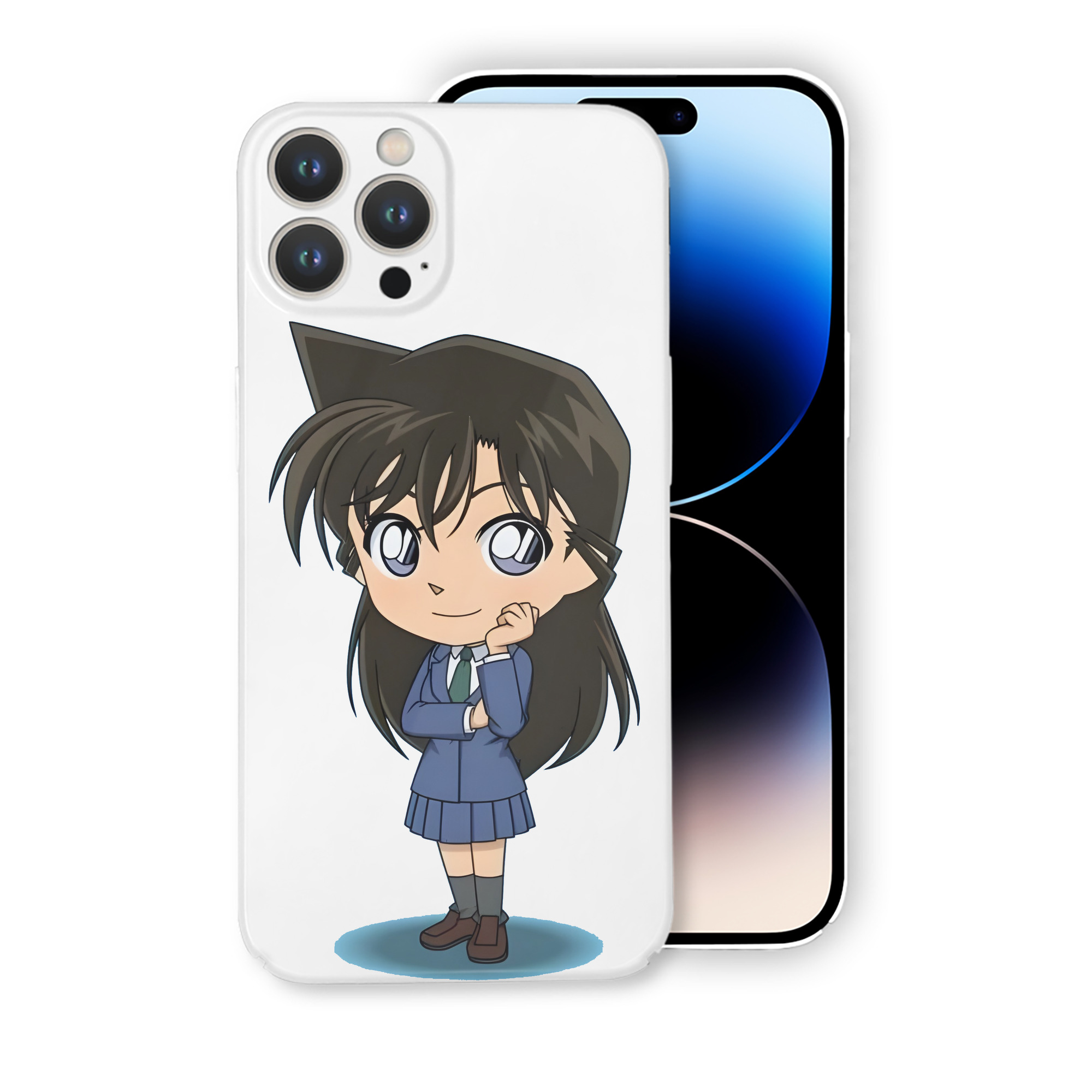 （画像用） 名探偵コナン 毛利 蘭 もうり らん、モーリ ラン Detective Conan Rachel Moore 【iPhone 14シリーズ対応】ハードケース